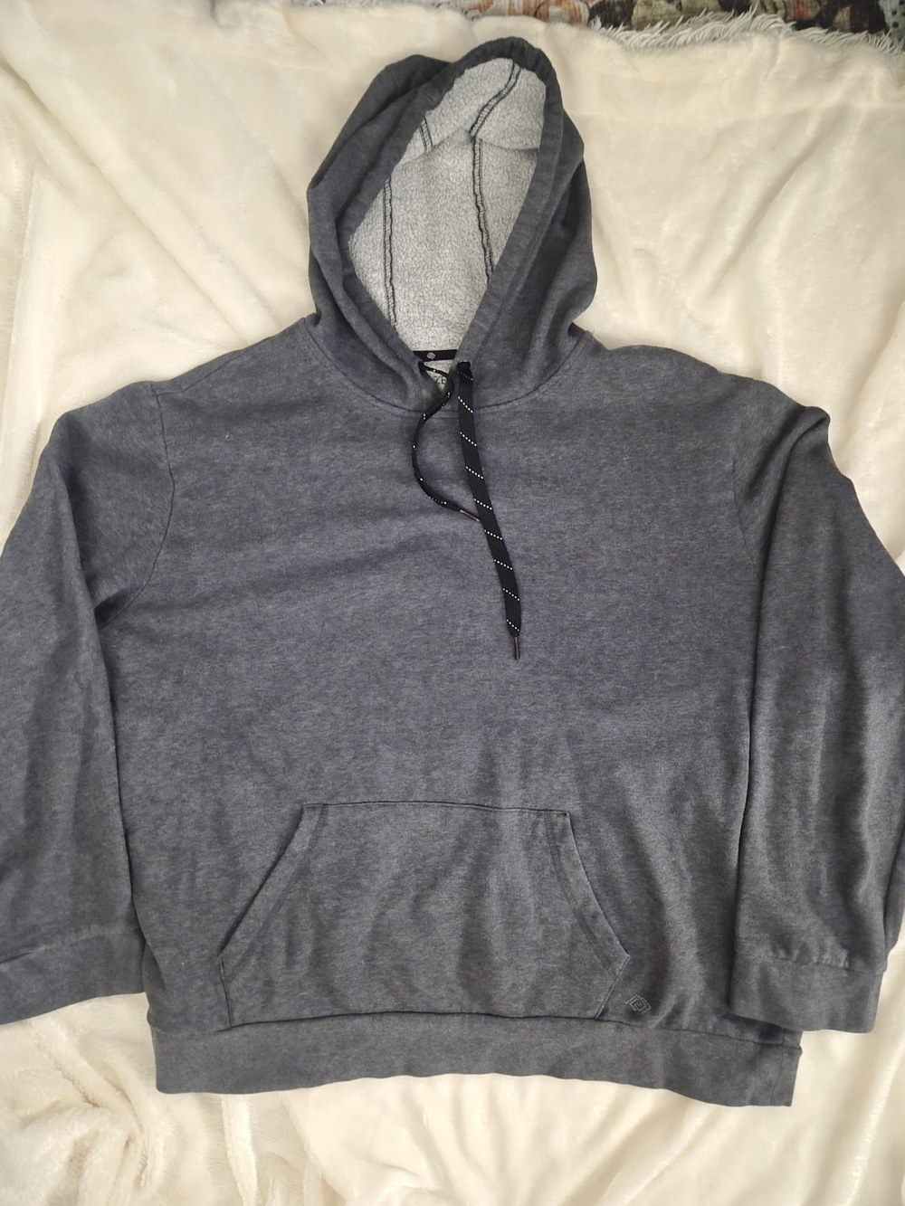 Zelos Hoodie XL Gray Fleece Sweatshirt Cozy